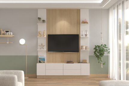 TV Wall Batten wood
